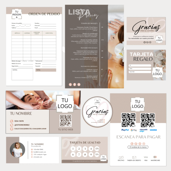 Paquete Minimalista – Plantillas Prediseñadas