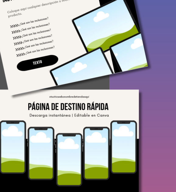 Plantillas Editables para Redes Sociales