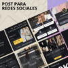 4 Paquete plantillas para Post Redes sociales